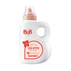 B&B 嬰兒衣物柔軟精 茉莉玫瑰, 1.5L, 1瓶