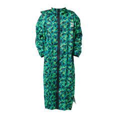 JUMP 將門 樂扣透氣反光防水風雨衣 男女適用, 迷彩山林綠, 3XL