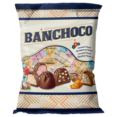 tayas BANCHOCO 可可製品 綜合味 牛奶巧克力, 400g, 1袋