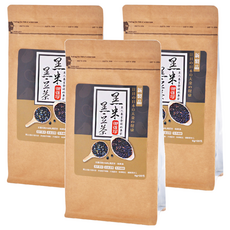御復珍 黑米黑豆茶, 獨立包裝 飲用方便 高蛋白低油脂, 9g, 20包, 3袋