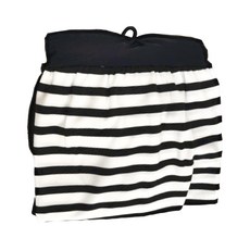 Summer love 夏之戀 大女連身褲二件式泳衣, 黑白條紋, 4L, C2072797406