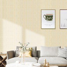 WA. WALL ART 歐風防水自黏壁紙 PVC材質 樹紋米黃