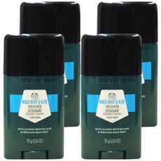 THE BODY SHOP 美體小舖 瑪卡根蘆薈清新體香膏 男士專用 75g, 4瓶