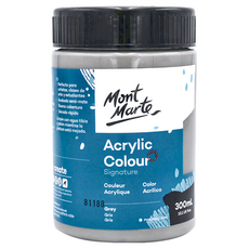 Mont Marte 蒙瑪特 灰色壓克力顏料 300ml, 1色