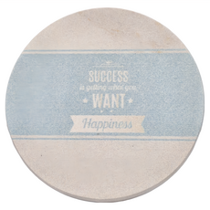 珪藻土杯墊, 藍條石紋, 1個