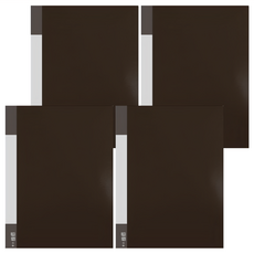 DaTaBanK 三田文具 A4 標準型 小2孔夾資料夾 型號637-49 尺寸32*26.2*2.5cm 材質: 聚丙烯(P.P.)、鐵, 黑色, 4本