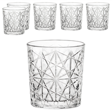 Bormioli Rocco Lounge 雕花水杯 275ml 玻璃杯, 1組