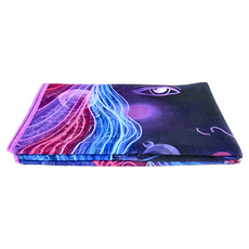 Miracle 墨瑞革 斛光系列 冰滴凍點止滑瑜珈舖巾, 185 x 63cm, 銀河落織星, 1張