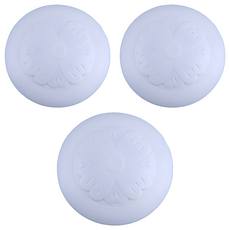 花型水槽過濾塞 Set 3 白色 TPR橡膠材質 尺寸6.2x6.2x2, 1組