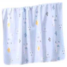 Wow Wow Wow寵物純棉隔尿墊 - 藍色幸運羊駝, 中(100 x 70cm), 1個