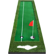 Hanyang MSL Holiday 寬版人造草皮室內外高爾夫推桿練習墊 基本款, 1個, 綠色