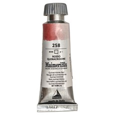 MaIMeRI 美利 藍管狀水彩 S1 258 QUINACRIDONE RED 喹吖啶酮紅 12ml, 1色