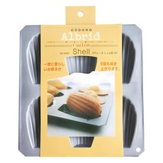 貝印 Albrid 瑪德蓮蛋糕模 6取 CL5247, 1個