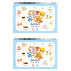 Sunny 三瑩文具 哩哩扣扣 x 柴之助 剪貼素描本, 8開, 20張, 2本