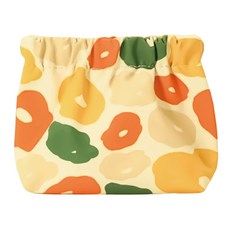 彈片收納包 Set 6 複合牛津布 重量19g, 13 x 12.5cm, 繽紛橙