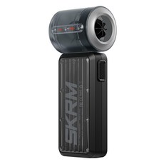 SKINARMA Gyro 4000mAh 手持風扇, 黑色, SK-FAN4K-GYRO-BLK