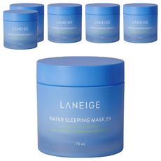 LANEIGE 蘭芝 睡眠面膜 EX, 70mL, 美肌複合益生菌，專利舒壓香氛，水潤透亮，煥發光澤, 6件