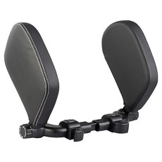 YORI CAR 優里 車用加大款側睡枕, 黑色, 1個