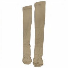 足健美襪品 紓壓及膝襪 Set 3雙, 70%尼龍+30%彈性纖維(萊卡), XL適合男性或較高挑的女性, L, 自然膚