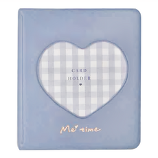 JOY STAR 九達 Me Time 質感簡約萬用收納冊 雙格, 藍色