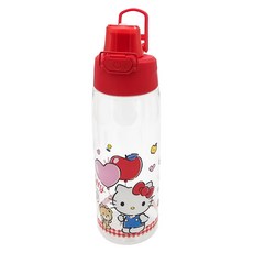 Sanrio 三麗鷗 Hello Kitty 彈跳水壺 3歲以上適用, 650ml, 1個, 單色