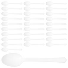 comet 拋棄式塑膠湯匙 獨立包裝 白色, 1袋, 1000支