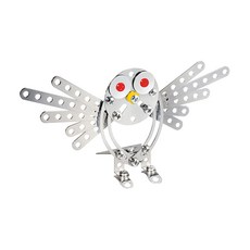 eitech 益智鋼鐵玩具 2合1貓頭鷹 野生動物系列-C64, 1個