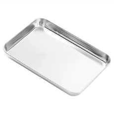 HIKARI 日光生活 304不鏽鋼烤盤 H805 23.5 x 17.5 x 2.5cm 多功能烤箱烘焙, 1個