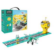THE OFF BITS 機械積木 機場遊戲盒, 200+片, 8歲以上適用, 1盒