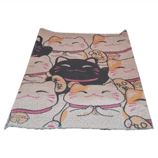 北歐風刮沙絲圈地墊 60 x 120cm 1850g, 招財貓, 1個