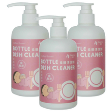 CLEAN UP 一噴淨 奶瓶蔬果食器清潔劑, 500ml, 3瓶