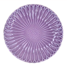 石丸波佐見燒 八重菊淺盤 - 樸素, 桃紫, 16.8 x 16.8 x 2.2cm, 1個