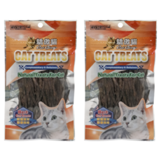 Cat Glory 驕傲貓 CG貓專用無鹽無調味墨魚鱈魚香絲, 墨魚鱈魚, 30g, 2包
