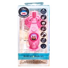 MARCUS&MARCUS 360度矽膠固齒訓練牙刷, BPA/phthalate Free, 12個月+, 1支, 粉紅豬