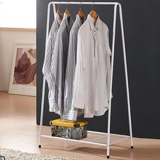 Tres Belle 單層收納落地掛衣架 白色, 66 x 38 x 120cm