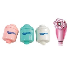 Water More 水摩爾 亞硫酸鈣奈米銀離子除氯沐浴器 Set 3個 附迷你增壓蓮蓬頭F1, 無香味