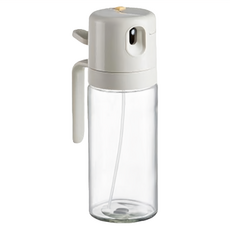 油瓶 噴倒兩用, 550ml, 材質: PE, ABS, 304不鏽鋼, 201不鏽鋼, 矽膠, 鈉鈣玻璃, 1個