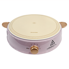 IRIS OHYAMA 愛麗思歐雅瑪 電磁爐 一口 櫻花粉 349 x 320 x 76mm, IHL-R14C, 普通型