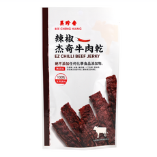 Bee Cheng Hiang 美珍香 辣椒杰奇牛肉乾, 1個, 42g