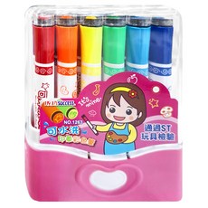 SUCCESS 成功 可水洗印章彩色筆 顏色隨機, 12色, 1盒