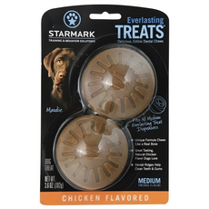 STARMARK 星記 Everlasting TREATS 雞肉口味 寵物磨牙餅 美味耐咬潔牙骨, 中, 1組