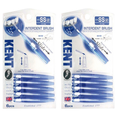 KENT. 齒間刷 SS, 0.8mm, 6支, 2組