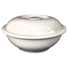 TATUNG 大同磁器 10.5吋大蓋碗 陶瓷湯碗 附蓋保溫碗 麵碗飯碗沙拉碗, 白色, 1組