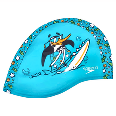 Speedo 幼童尼龍泳帽 企鵝, ONE SIZE, 100%聚酯纖維, SD81224114675001, 1個
