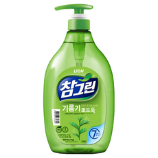 LION 獅王 Chamgreen 濟州綠茶洗碗精 綠茶香, 1kg, 1瓶