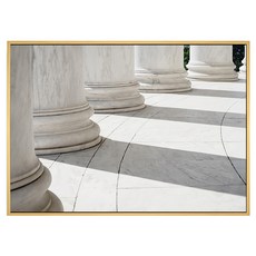 BOLUO GALLERY 菠蘿選畫所 柱廊 II CMCL3415D 掛畫, 木色