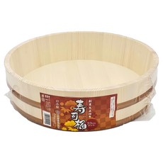 立花容器 杉木PP邊壽司桶飯台 5合用 日本製 33cm, 淺棕色, 1個