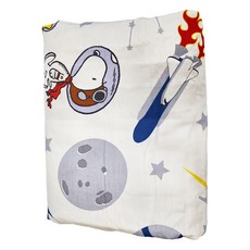 PEANUTS 史努比 安撫逗逗涼被, 浩行宇宙 藍色 + 白色