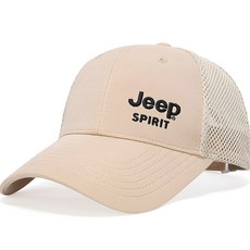 JEEP SPIRIT 駝色半網眼棒球帽