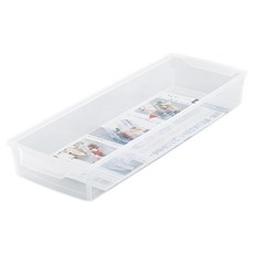 Sanada Seiko 長型收納盒, 透明, 1入
